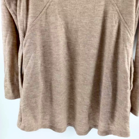 BNWT FOREVER 21 OPEN FRONT HI LOW OATMEAL BEIGE KNIT CARDIGAN SIZE MEDIUM - Picture 8 of 12